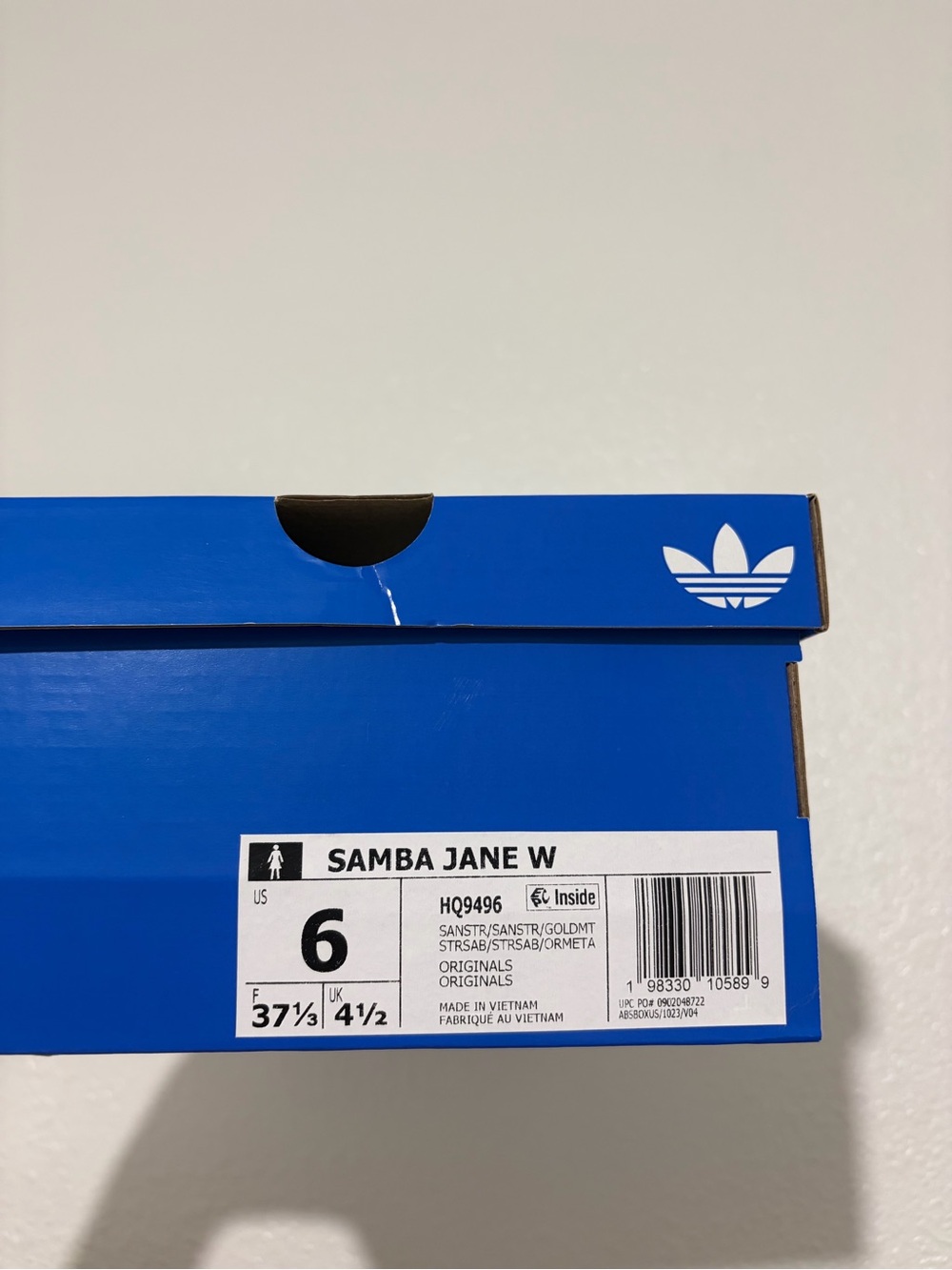 Adidas Original Women’s Samba Jane’s Shoes - Sand - Picture 11 of 11
